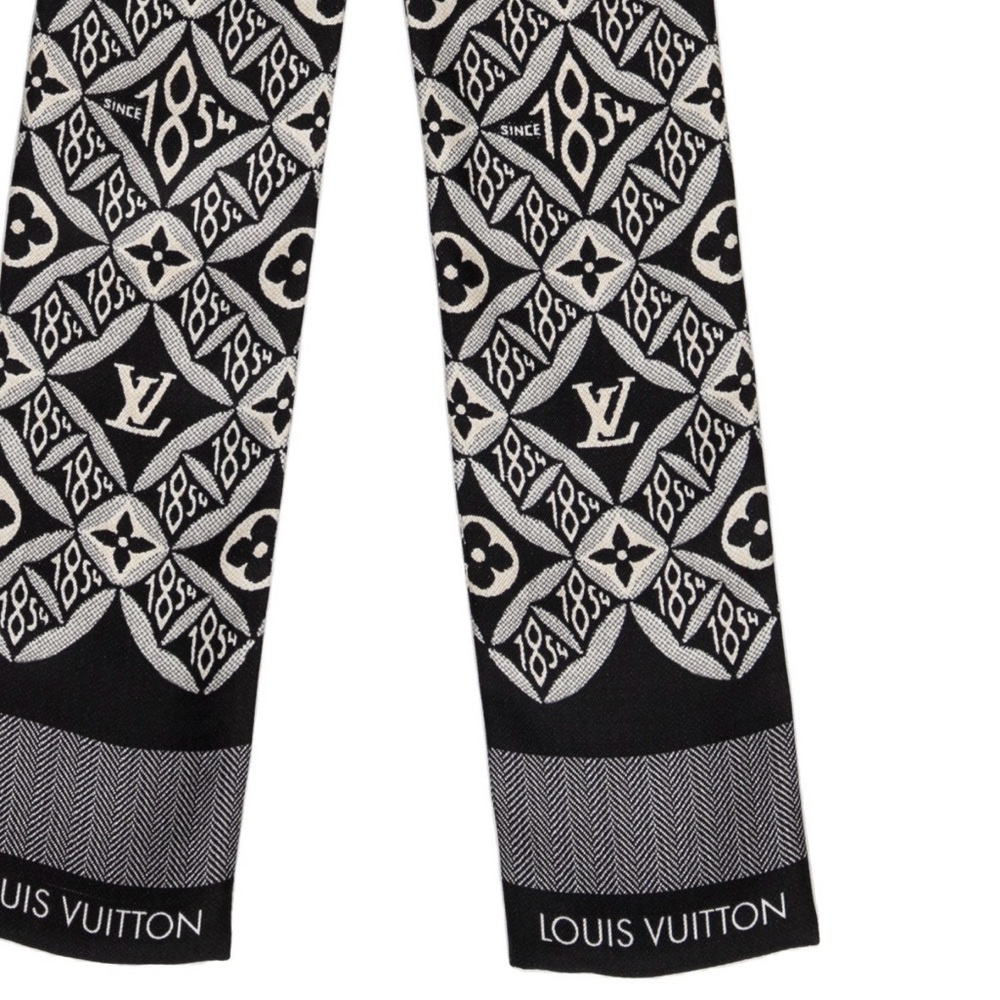 Louis Vuitton Monogram 1854 Bandeau in Black and Gray - Picture 2 of 4